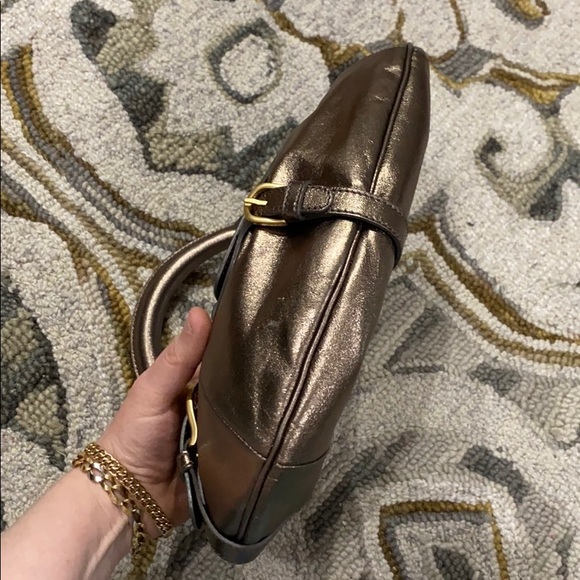 💕 Jimmy choo bronze metallic leather satchel 💕 - Picture 7 of 16